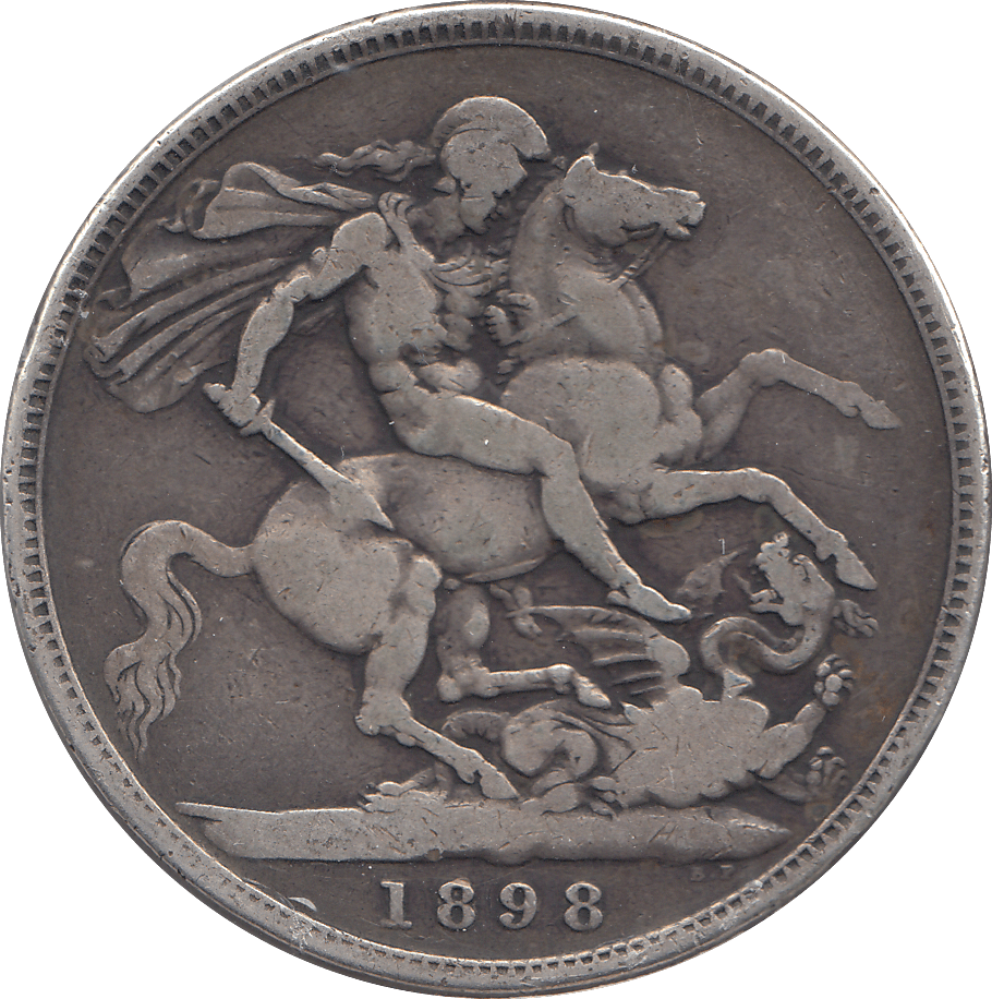 1898 CROWN ( FINE ) - WORLD COINS - Cambridgeshire Coins