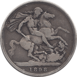 1898 CROWN ( FINE ) - WORLD COINS - Cambridgeshire Coins