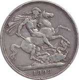 1898 CROWN ( GF ) - CROWN - Cambridgeshire Coins