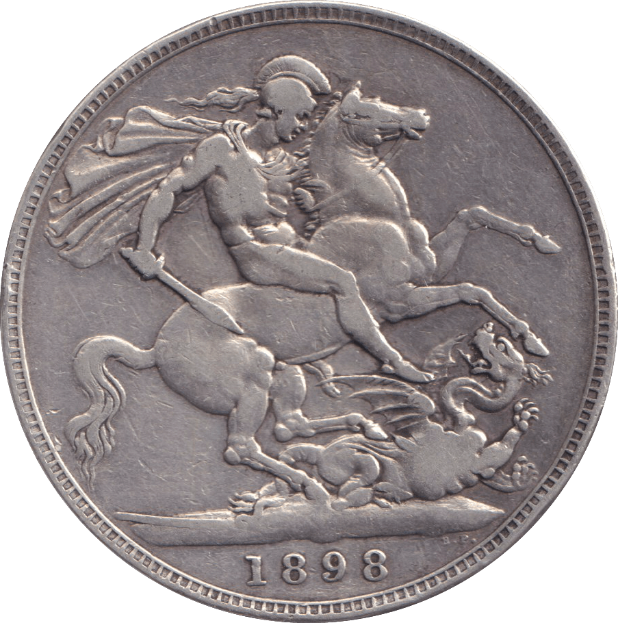 1898 CROWN ( GF ) - CROWN - Cambridgeshire Coins