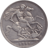 1898 CROWN ( GF ) - CROWN - Cambridgeshire Coins