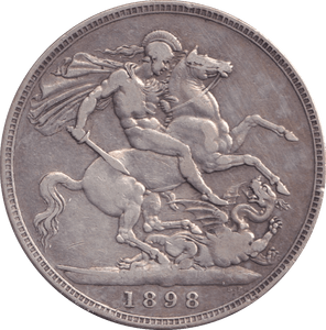 1898 CROWN ( GF ) - Crown - Cambridgeshire Coins