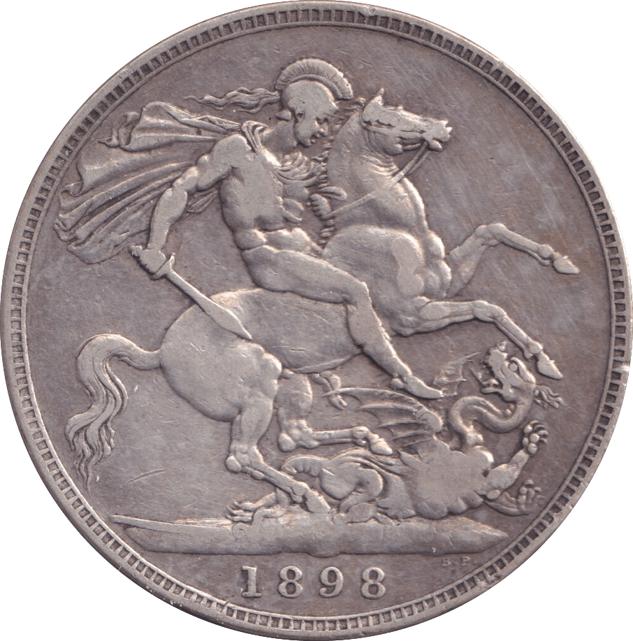 1898 CROWN ( GF ) - Crown - Cambridgeshire Coins