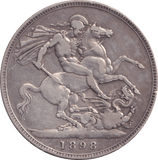 1898 CROWN ( GF ) - Crown - Cambridgeshire Coins