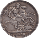 1898 CROWN ( GF ) - CROWN - Cambridgeshire Coins