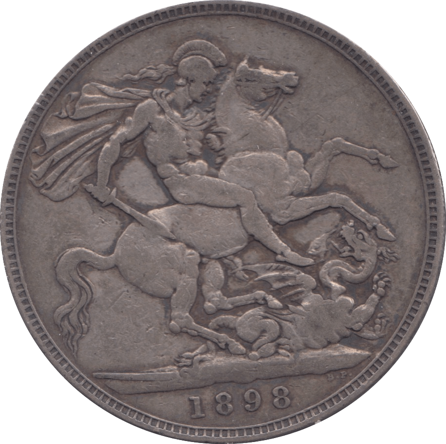1898 CROWN ( GF ) - Crown - Cambridgeshire Coins