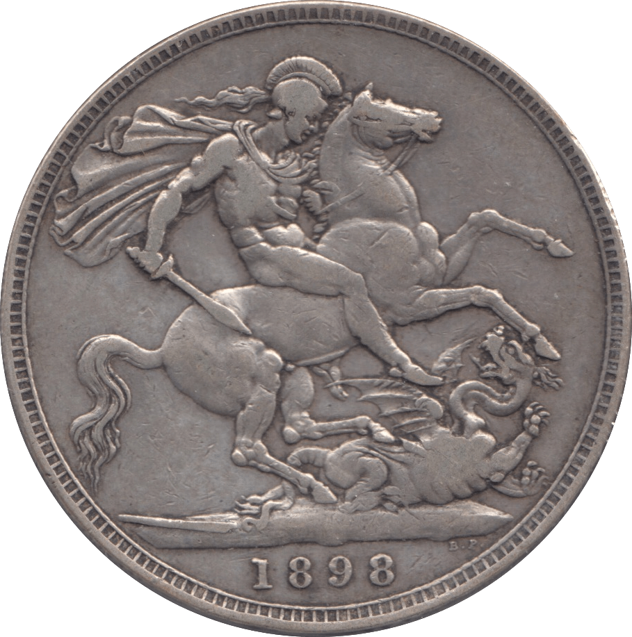 1898 CROWN ( GF ) - CROWN - Cambridgeshire Coins