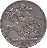 1898 CROWN ( GF ) - CROWN - Cambridgeshire Coins