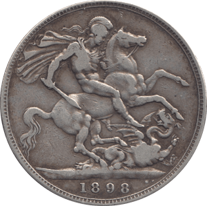 1898 CROWN ( GF ) - CROWN - Cambridgeshire Coins