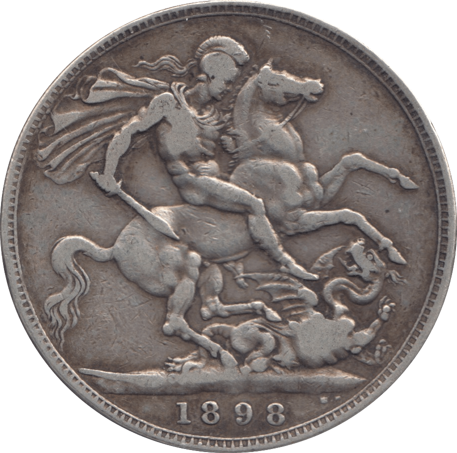 1898 CROWN ( GF ) - CROWN - Cambridgeshire Coins
