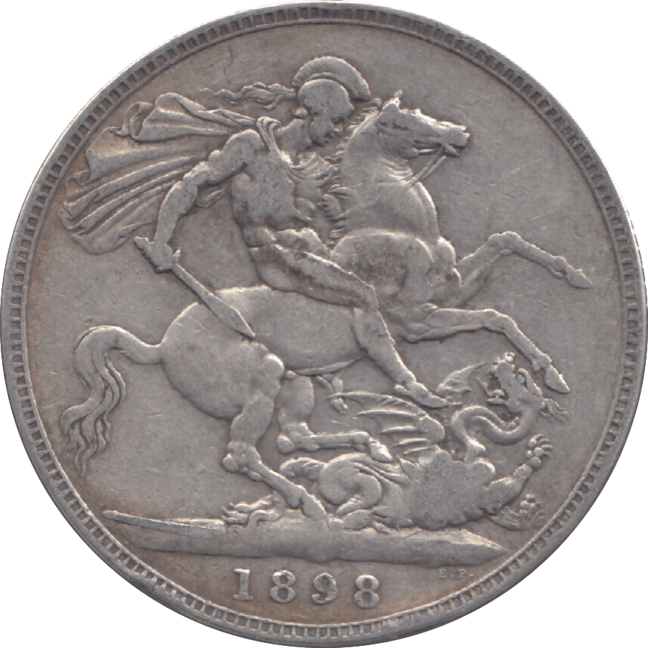 1898 CROWN ( GF ) - CROWN - Cambridgeshire Coins