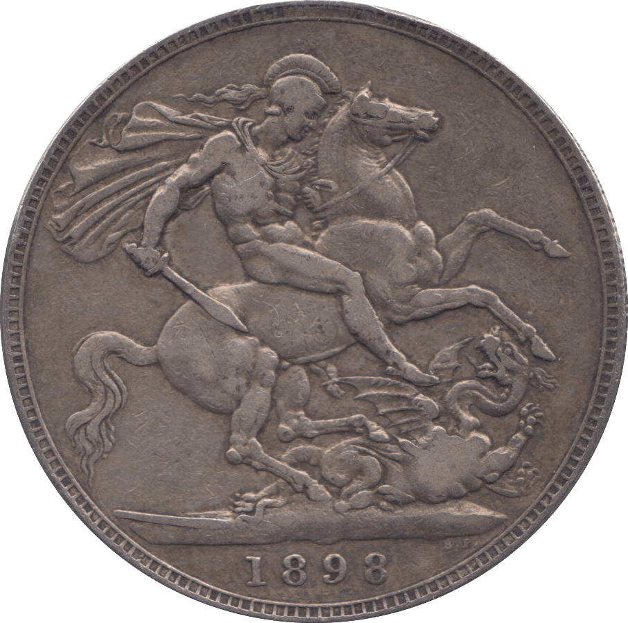 1898 CROWN ( GF ) - Crown - Cambridgeshire Coins