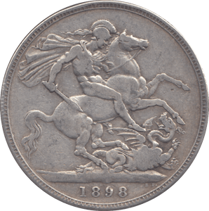 1898 CROWN ( GF ) - CROWN - Cambridgeshire Coins