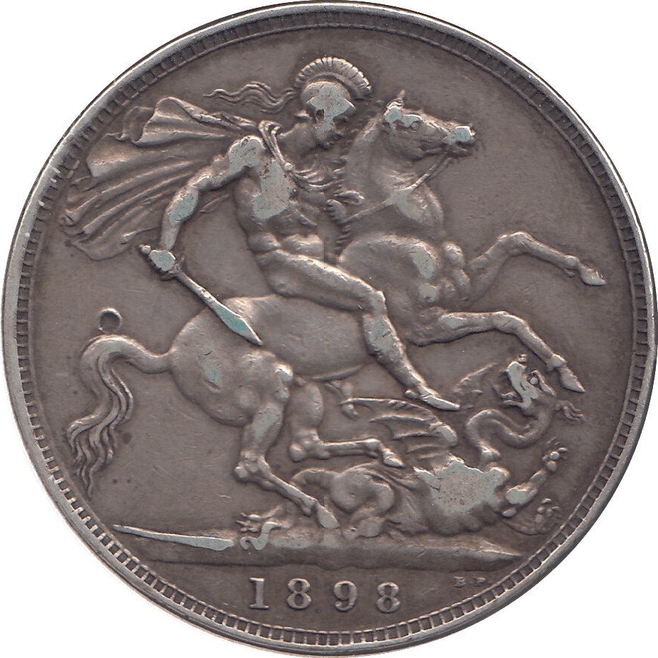 1898 CROWN ( GF ) LXI - CROWN - Cambridgeshire Coins