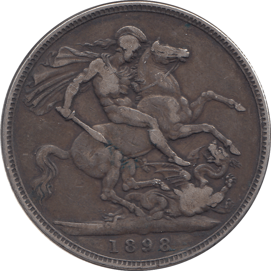 1898 CROWN ( GF ) LXII - CROWN - Cambridgeshire Coins