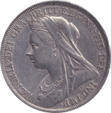 1898 CROWN ( GVF ) - CROWN - Cambridgeshire Coins