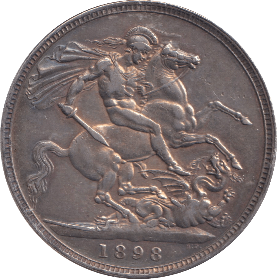 1898 CROWN ( GVF ) - CROWN - Cambridgeshire Coins