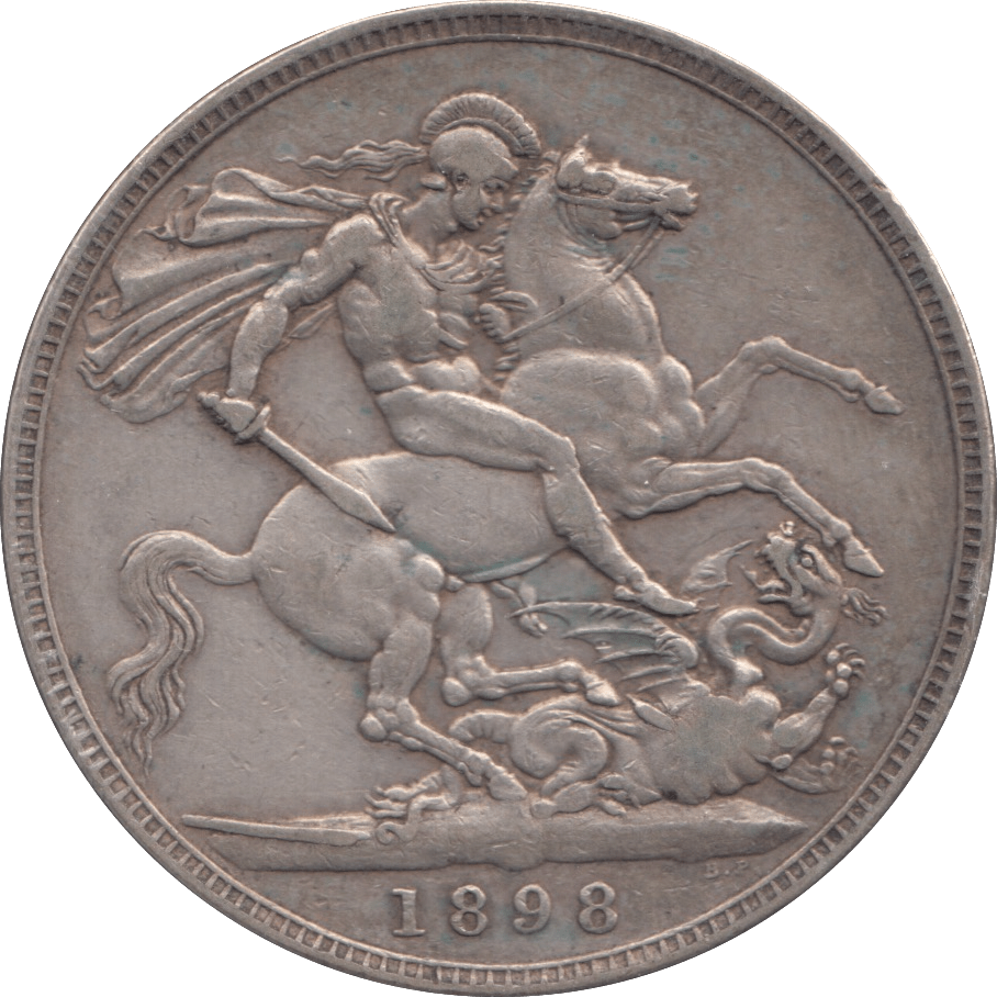 1898 CROWN ( VF ) - CROWN - Cambridgeshire Coins