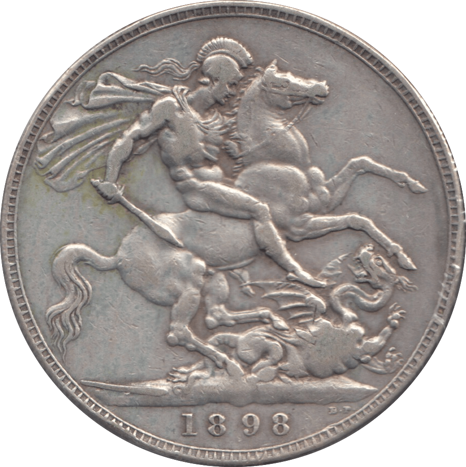1898 CROWN ( VF ) - CROWN - Cambridgeshire Coins