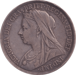 1898 CROWN ( VF ) - Crown - Cambridgeshire Coins