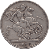 1898 CROWN ( VF ) - CROWN - Cambridgeshire Coins