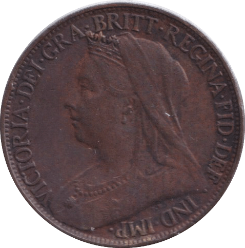1898 FARTHING ( GVF ) - FARTHING - Cambridgeshire Coins
