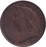 1898 FARTHING ( GVF ) - FARTHING - Cambridgeshire Coins
