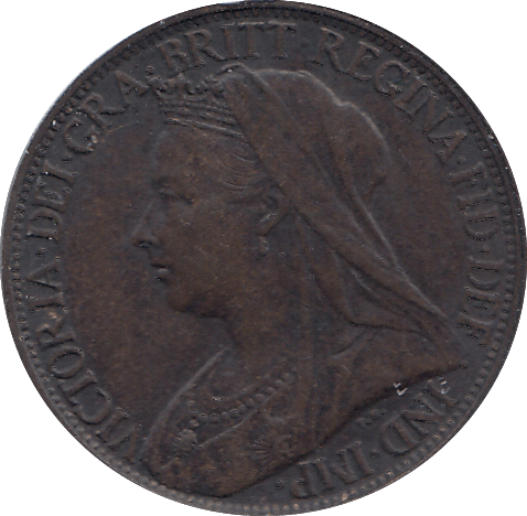 1898 FARTHING ( GVF ) - FARTHING - Cambridgeshire Coins