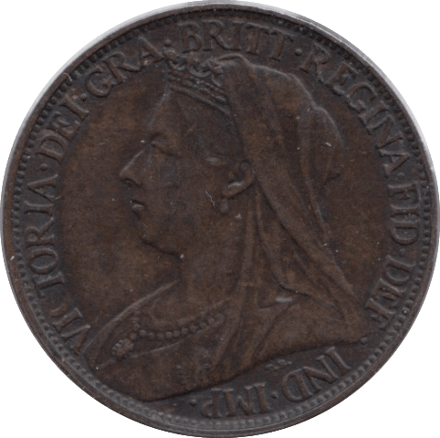 1898 FARTHING ( VF ) - Farthing - Cambridgeshire Coins