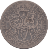 1898 FLORIN ( FINE ) - FLORIN - Cambridgeshire Coins