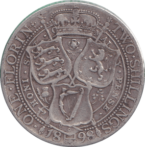1898 FLORIN ( GF ) - FLORIN - Cambridgeshire Coins