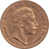 1898 GOLD 10 MARK GERMANY - GOLD WORLD COINS - Cambridgeshire Coins