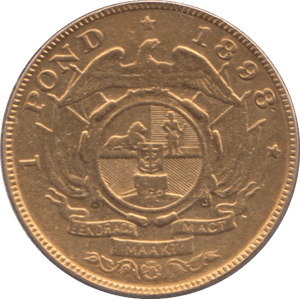 1898 GOLD POND SOUTH AFRICA - Gold World Coins - Cambridgeshire Coins