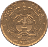 1898 GOLD POND SOUTH AFRICA - Gold World Coins - Cambridgeshire Coins