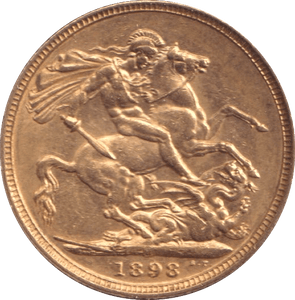 1898 GOLD SOVEREIGN ( AUNC ) MELBOURNE MINT - Sovereign - Cambridgeshire Coins