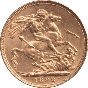 1898 GOLD SOVEREIGN ( AUNC ) - Sovereign - Cambridgeshire Coins