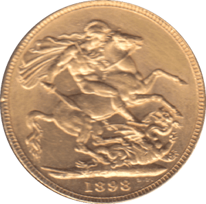 1898 GOLD SOVEREIGN ( AUNC ) - SOVEREIGN - Cambridgeshire Coins
