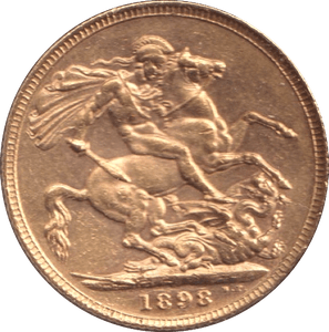 1898 GOLD SOVEREIGN ( EF ) - SOVEREIGN - Cambridgeshire Coins