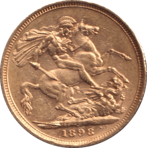 1898 GOLD SOVEREIGN ( EF ) SYDNEY MINT - SOVEREIGN - Cambridgeshire Coins