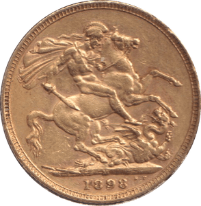 1898 GOLD SOVEREIGN ( GVF ) MELBOURNE MINT - SOVEREIGN - Cambridgeshire Coins