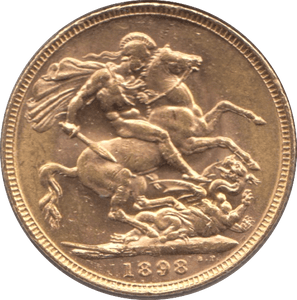 1898 GOLD SOVEREIGN ( UNC ) MELBOURNE MINT - SOVEREIGN - Cambridgeshire Coins