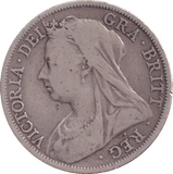 1898 HALFCROWN ( FINE ) - Halfcrown - Cambridgeshire Coins