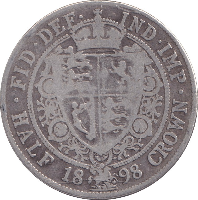 1898 HALFCROWN ( FINE ) - HALFCROWN - Cambridgeshire Coins