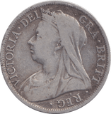 1898 HALFCROWN ( FINE ) - HALFCROWN - Cambridgeshire Coins