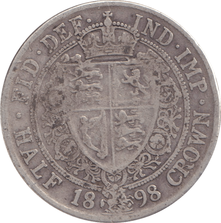1898 HALFCROWN ( FINE ) - WORLD COINS - Cambridgeshire Coins