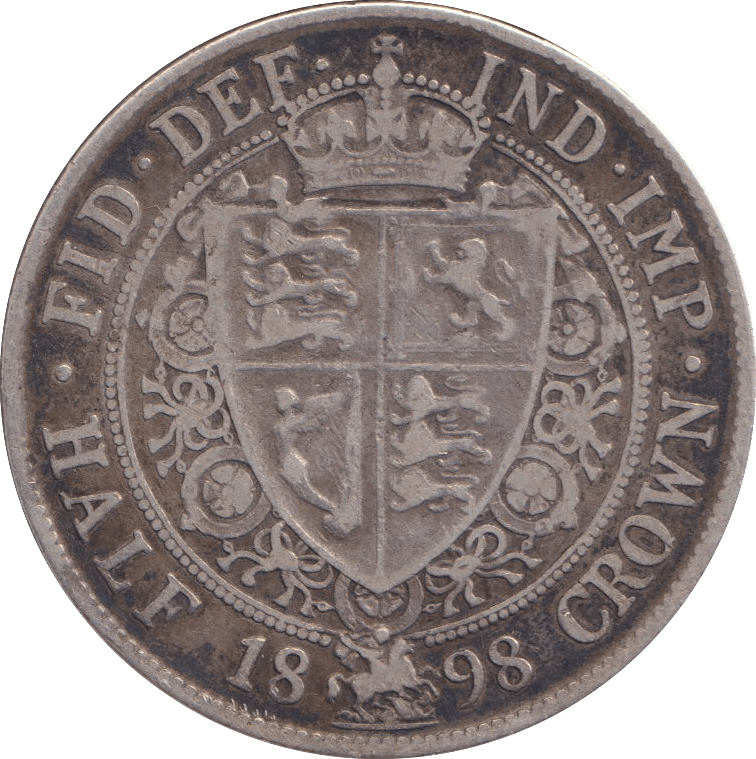 1898 HALFCROWN ( GF ) - HALFCROWN - Cambridgeshire Coins