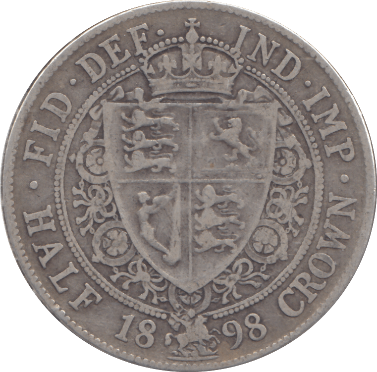 1898 HALFCROWN ( GF ) - HALFCROWN - Cambridgeshire Coins