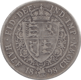 1898 HALFCROWN ( GF ) - HALFCROWN - Cambridgeshire Coins