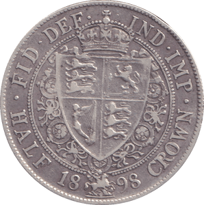 1898 HALFCROWN ( GF ) - HALFCROWN - Cambridgeshire Coins