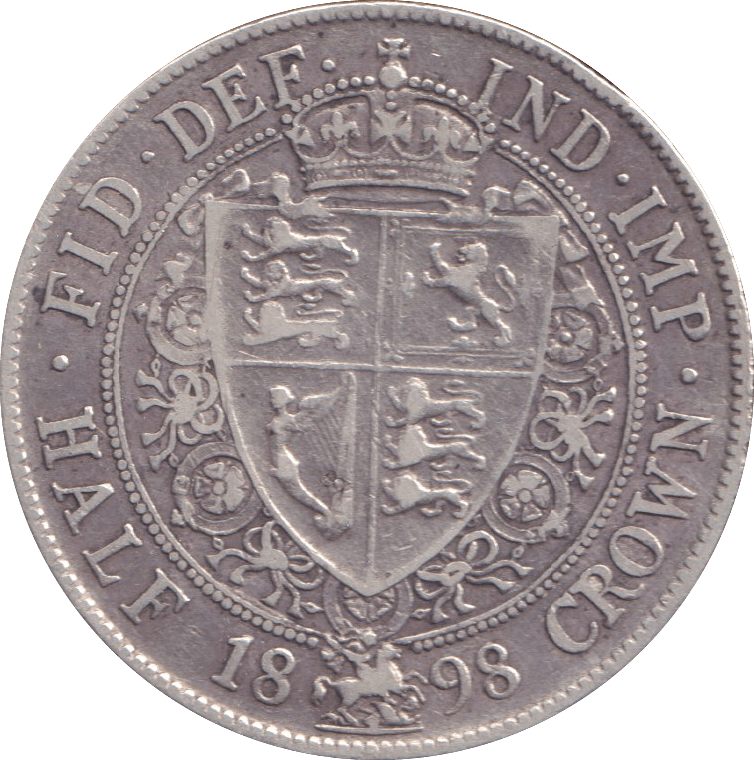 1898 HALFCROWN ( GF ) - HALFCROWN - Cambridgeshire Coins